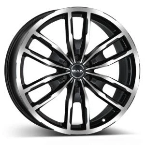 Bilde av MAK Peak Black polished 9x20 6/139.7 ET55 B93.1