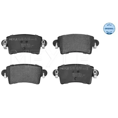 Bilde av MEYLE 025 236 6916 Bremseklosser ORIGINAL Quality bakaksel ekskl. slitasjevarselkontakt med antihyle blikk RENAULT: MASTER 2 Pritsche/Fahrgestell