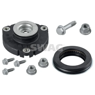 Bilde av SWAG 30 93 7884 reparasjonssett, fjærbeinstøttelager framaksel med kulelager tilleggsmateriale VOLKSWAGEN: Polo IV Hatchback, SKODA: Fabia 2