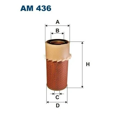 Bilde av FILTRON AM 436 Luftfilter 290 135 Filterinnsats