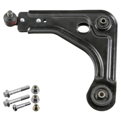 Bilde av febi BILSTEIN 33103 Bærebru Plus med tilleggsmateriale lager, støtte / styreledd framaksel venstre, nede Casterstag stålplate