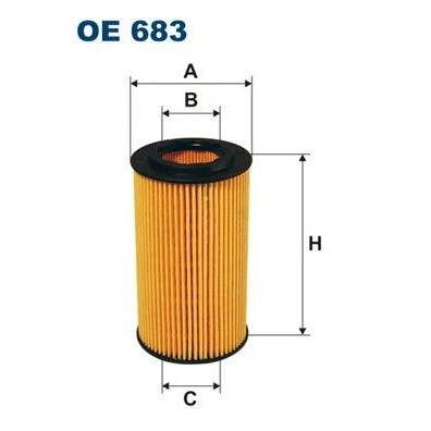 Bilde av Oljefilter, honda accord vii, tourer cr v ii, fr v, 15430 RBD E01, E02