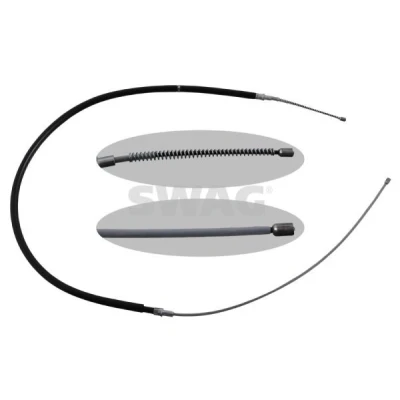 Bilde av SWAG 30 94 9623 Bremsekabel bakre venstre, høyre bak 1580 VOLKSWAGEN: Polo IV Hatchback, SKODA: Fabia I Hatchback