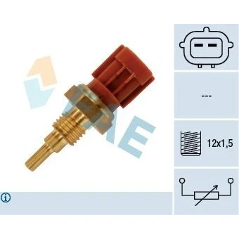 Bilde av FAE 33475 Sensor, kjølemiddeltemperatur SUBARU: Impreza III Hatchback