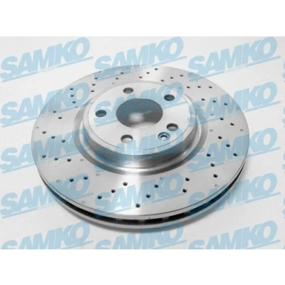 Bilde av SAMKO Bremseskive MERCEDES BENZ: A Klasse, B CLA Coupé 320mm 30mm 5 perforert / ventilert belagt M2092VR 2464212712 Bremseskiver, Skivebremser