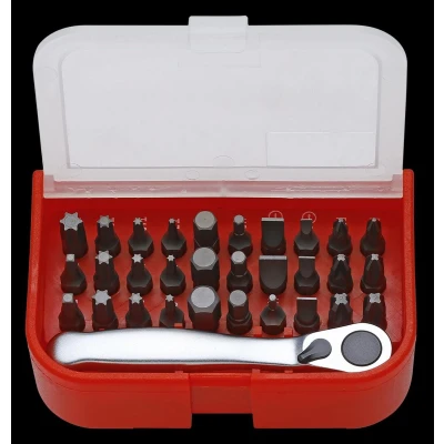 Bilde av SONIC 101002 Pipesett 10 innvendig torx Krom vanadium stål, Aluminium 1/4 firkant