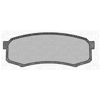 Bilde av MAGNETI MARELLI 363916060705 Bremseklosser TOYOTA: Land Cruiser Prado 120, 150, HILUX 3 Pick up, MITSUBISHI: PAJERO 4