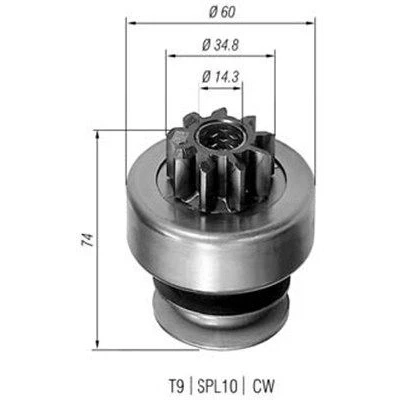 Bilde av MAGNETI MARELLI 940113020101 Lite tannhjul, starter