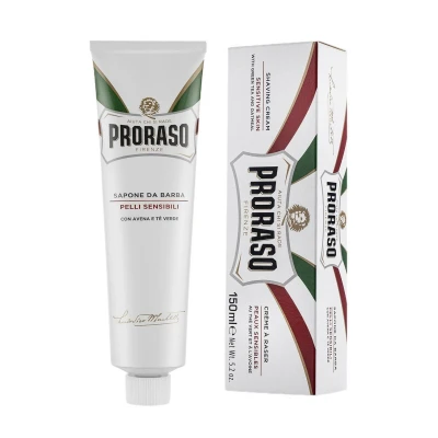 Bilde av Proraso barberkrem i tube - Grønn te og havre