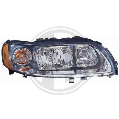 Bilde av DIEDERICHS 7635182 Frontlykter høyre H9, H7 med motor for høydejustering hovedlys VOLVO: V70 2