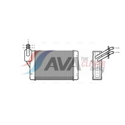 Bilde av AVA COOLING SYSTEMS VN6069 Varmeveksler uten rørledning AUDI: A3 Hatchback, VOLKSWAGEN: GOLF 2