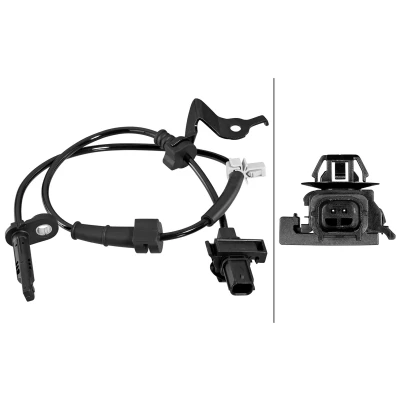 Bilde av HELLA 6PU 358 218 641 ABS Sensor med klammer Hall prinsipp 2 585