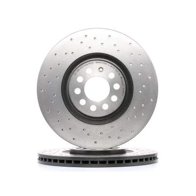 Bilde av BREMBO XTRA LINE 09.7880.1X Bremseskiver 312 25 5 perforert / ventilert belagt høy karbon med skruer VOLKSWAGEN: Golf 4, Polo IV Hatchback