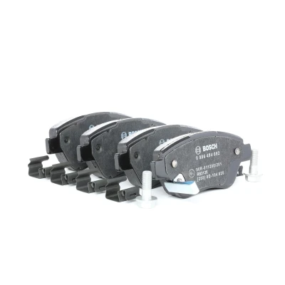 Bilde av BOSCH 0 986 494 092 Bremseklosser Low Metallic med akustisk slitasjevarsel antihyle blikk, skruer fjær, tilbehør