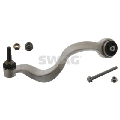 Bilde av SWAG 20 94 0305 Bærebru med tilleggsmateriale lager, støtte / styreledd framaksel nede, venstre Casterstag Aluminium BMW: 7