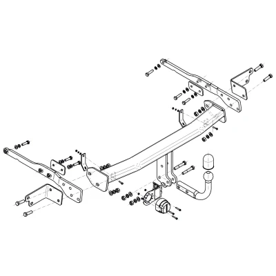 Bilde av Tilhengerfeste, standard, ford galaxy iii, mk van s max