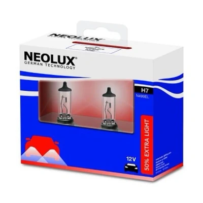 Bilde av NEOLUX N499EL SCB Lyspære, fjernlys H7 12V 55W 3200K Halogen BMW: 5 Touring, X5, 3 AUDI: Q5, A6 C7 Avant, A4 B7 VOLKSWAGEN: Touran I