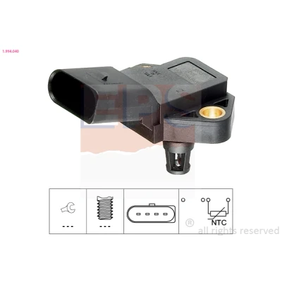 Bilde av FACET 10.4040 Sensorer uten trykksensor Made in Italy OE Equivalent