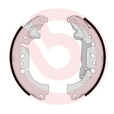 Bilde av BREMBO S 23 580 Bremsesko 228 42 med håndbremsarm