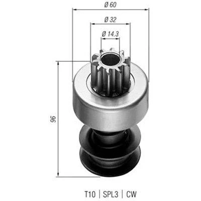 Bilde av MAGNETI MARELLI 940113020026 Lite tannhjul, starter
