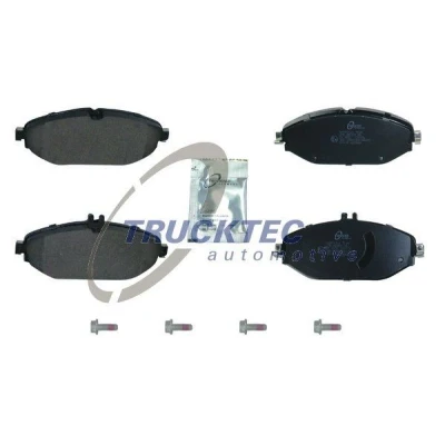 Bilde av TRUCKTEC AUTOMOTIVE 02.35.516 Bremseklosser framaksel klargjort for slitasjeindikator MERCEDES BENZ: C Klasse T modell, Sedan
