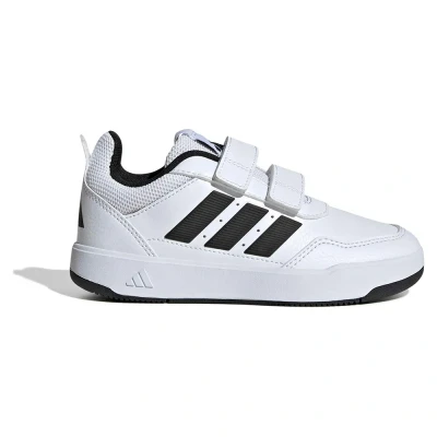 Bilde av adidas Performance Tensaur Sport 3.0 CF K Unisex Treningssko till barn, Størrelse: 30, Ftwr white/core black/ftwr white - Lærimitasjon/tekstil