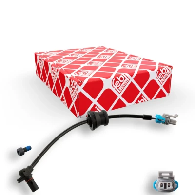 Bilde av FEBI BILSTEIN 173672 ABS Sensor venstre bakaksel, høyre bakaksel med skrue 211 275 CHEVROLET: Captiva, OPEL: Antara