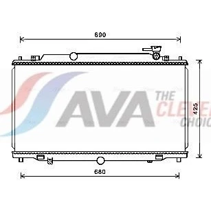 Bilde av Radiator AVA QUALITY COOLING MZ2280