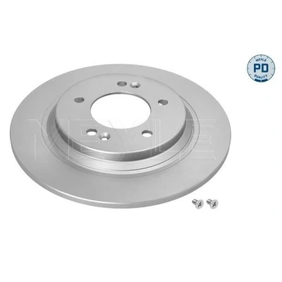 Bilde av MEYLE 28 15 523 0020/PD Bremseskiver bakaksel 284 10 5 114,3 fullt ut Sink lamell belagt med skruer KIA: SOUL 2, Niro, Optima / K5 Sportswagon