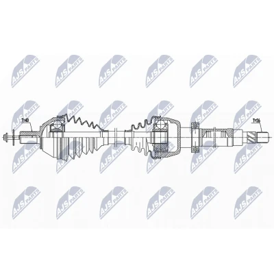 Bilde av Drivaksel, Framaksel høyre, ford mondeo iv, sedan turnier s max, volvo s60 ii, s80 v60 i, v70 iii, 6G9N3B436CD