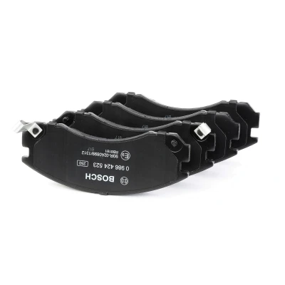 Bilde av BOSCH 0 986 424 523 Bremseklosser Low Metallic med akustisk slitasjevarsel antihyle blikk MITSUBISHI: PAJERO 2, Outlander I SUV, II