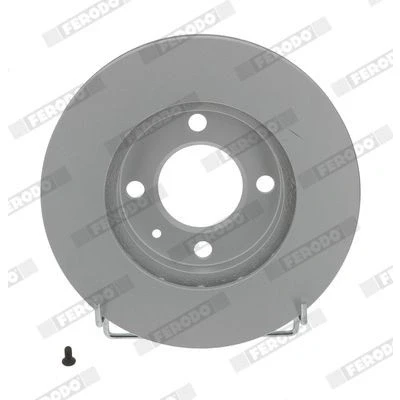 Bilde av FERODO PREMIER Coat+ disc DDF175C Bremseskiver 239 20 4 ventilert belagt med skruer VOLKSWAGEN: GOLF 3, 2, 1, AUDI: Coupe B2, 80 B2