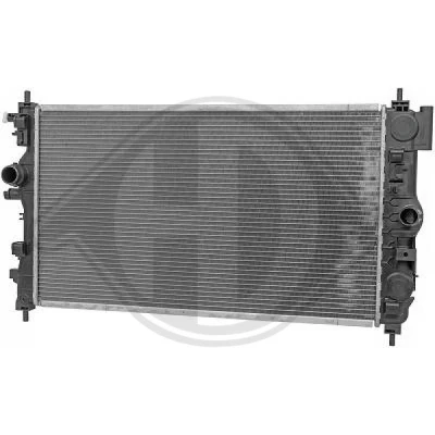 Bilde av DIEDERICHS DCM3971 Radiator Aluminium 680 389 26 Kjøleribber loddet