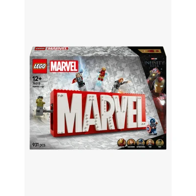 Bilde av LEGO Super Heroes 76313 MARVEL logo og minifigurer Byggesett Plast