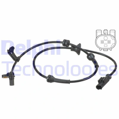 Bilde av DELPHI SS20587 ABS sensor aktiv 915 PEUGEOT: 107 Hatchback, CITROËN: C1 I, TOYOTA: Aygo
