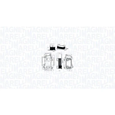 Bilde av MAGNETI MARELLI 350300003900 Oljekjøler BMW: 5 Sedan, Touring, 1 Hatchback