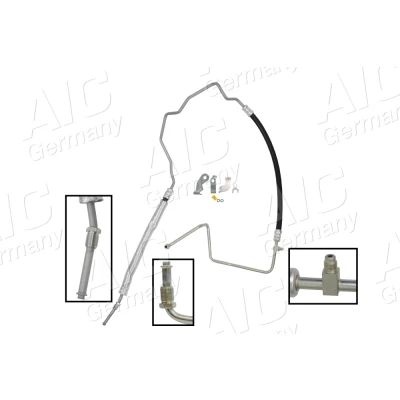 Bilde av AIC 58454 Hydraulikkslange, styring fra hydraulikkpumpe til styresnekke