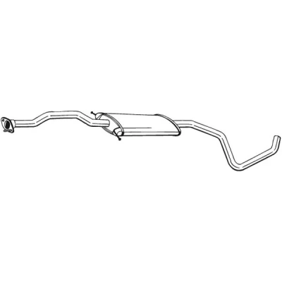 Bilde av Mellomlyddemper, ford escort classic, vi, cabriolet sedan turnier 103154