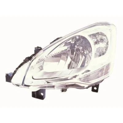 Bilde av ABAKUS 552 1129RMLD EM Frontlykter høyre H4 transparent med motor for høydejustering hovedlys P43t CITROËN: Berlingo II