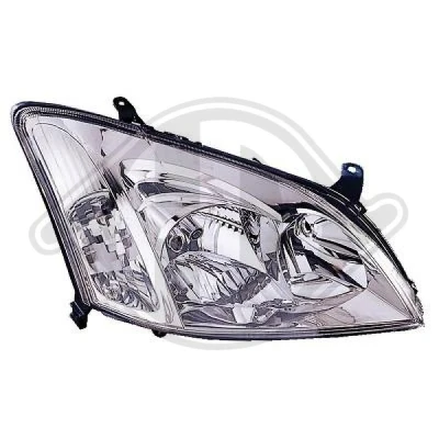 Bilde av DIEDERICHS 6618280 Frontlykter høyre H7/H7 med motor for høydejustering hovedlys TOYOTA: Corolla IX Hatchback