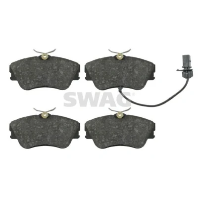 Bilde av SWAG 30 91 6449 Bremseklosser framaksel inkl. slitasjevarselkontakt VOLKSWAGEN: Transporter 4 Bus,