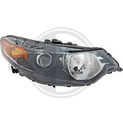 Bilde av DIEDERICHS 5219180 Frontlykter høyre HB3, H1 med motor for høydejustering hovedlys HONDA: ACCORD 8 Kombi