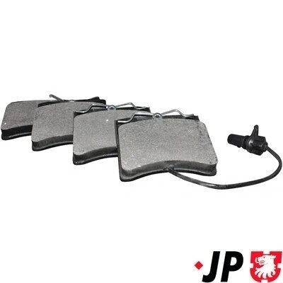 Bilde av JP GROUP 1163603810 Bremseklosser framaksel med integrert slitasjevarselkontakt VOLKSWAGEN: Transporter 4 Bus,