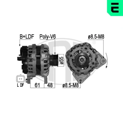 Bilde av ERA 209056A Dynamo 14V 90A