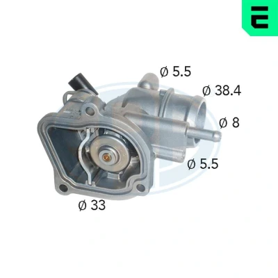 Bilde av ERA 350114A Termostat 87 med tetning sensor Metall kapsling MERCEDES BENZ: E Klasse Sedan, Vito Minibuss, Sprinter 3.5 T Van