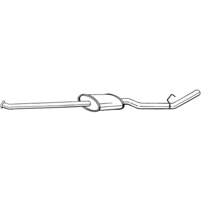 Bilde av Mellomlyddemper, renault kangoo, kangoo express, 7700308551