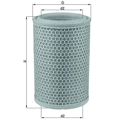 Bilde av MAHLE ORIGINAL LX 660 Luftfilter 207,0 131,0 Filterinnsats MITSUBISHI: COLT 2
