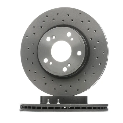 Bilde av BREMBO XTRA LINE 09.A455.1X Bremseskiver 282 23 5 perforert / ventilert belagt med skruer HONDA: CIVIC 8 Hatchback, 8, 10