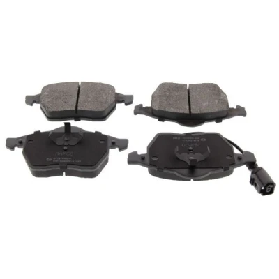 Bilde av MAPCO 6714 Bremseklosser framaksel inkl. slitasjevarselkontakt med antihyle blikk VOLKSWAGEN: Polo IV Hatchback, Golf 4, 4 Variant