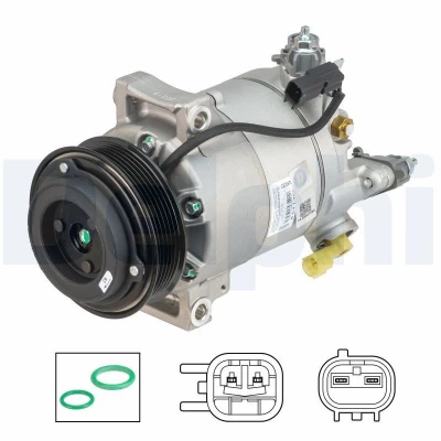 Bilde av DELPHI CS20570 Kompressor VS16 PAG 46 FORD: FIESTA 6 Van